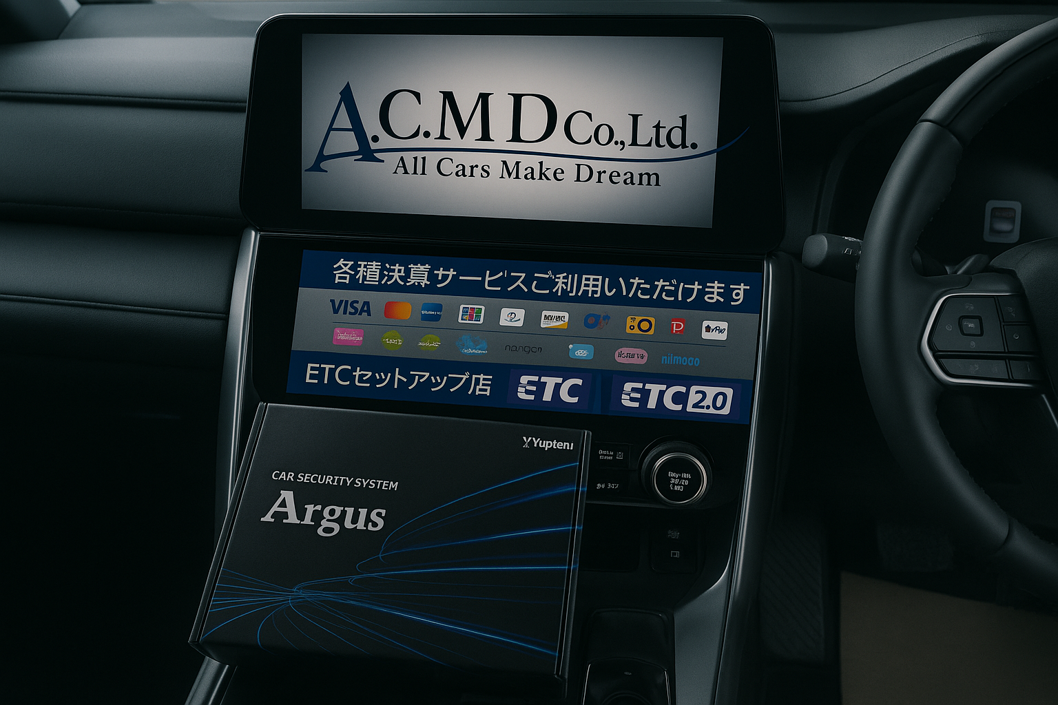 埼玉・東京のカーナビ取付・車検・修理の事なら「A.C.M.D」にお任せください。