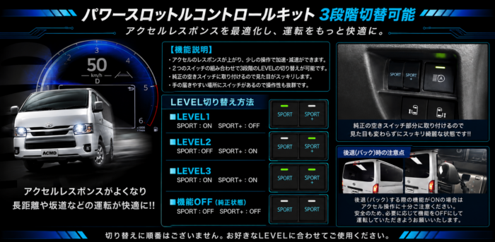 パワースロットルコントロールキット